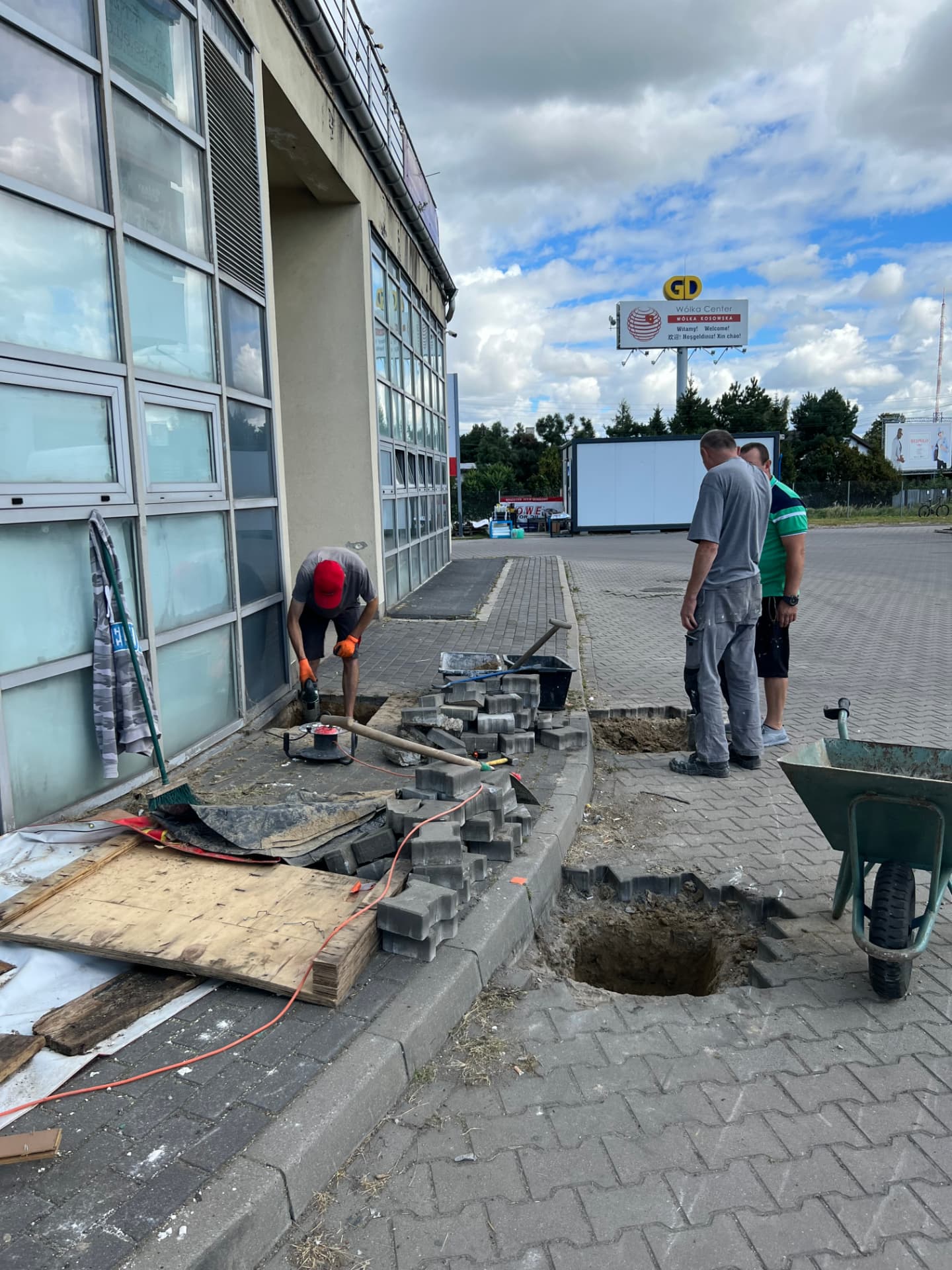 Wólka — przygotowanie terenu, etap 2