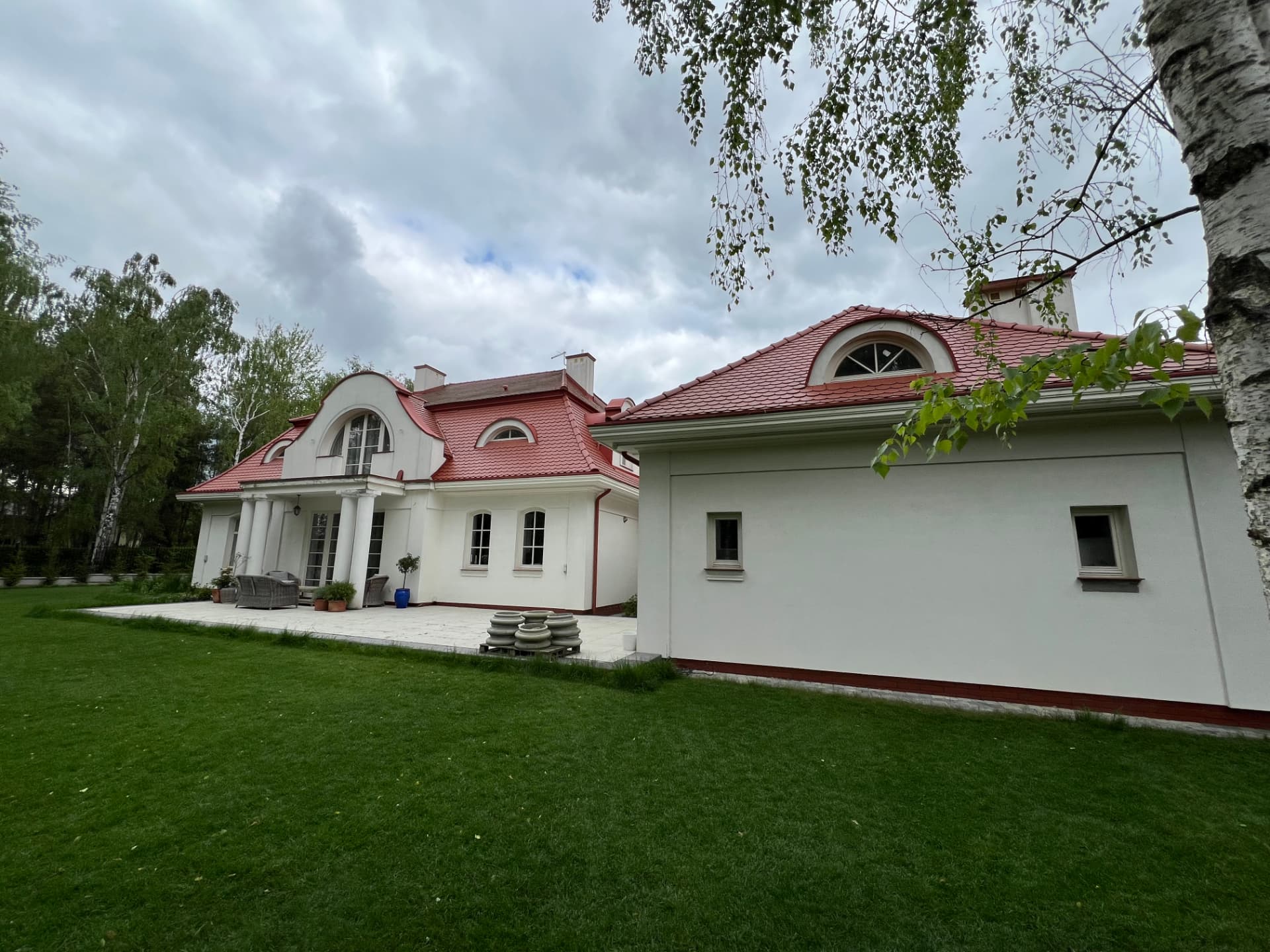 Elewacja ogrodowa przed renowacją